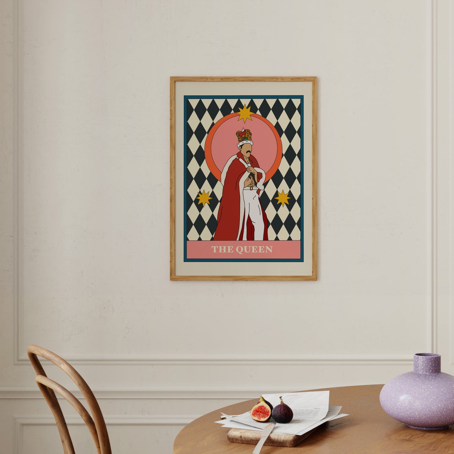 The Queen Freddie Tarot Print
