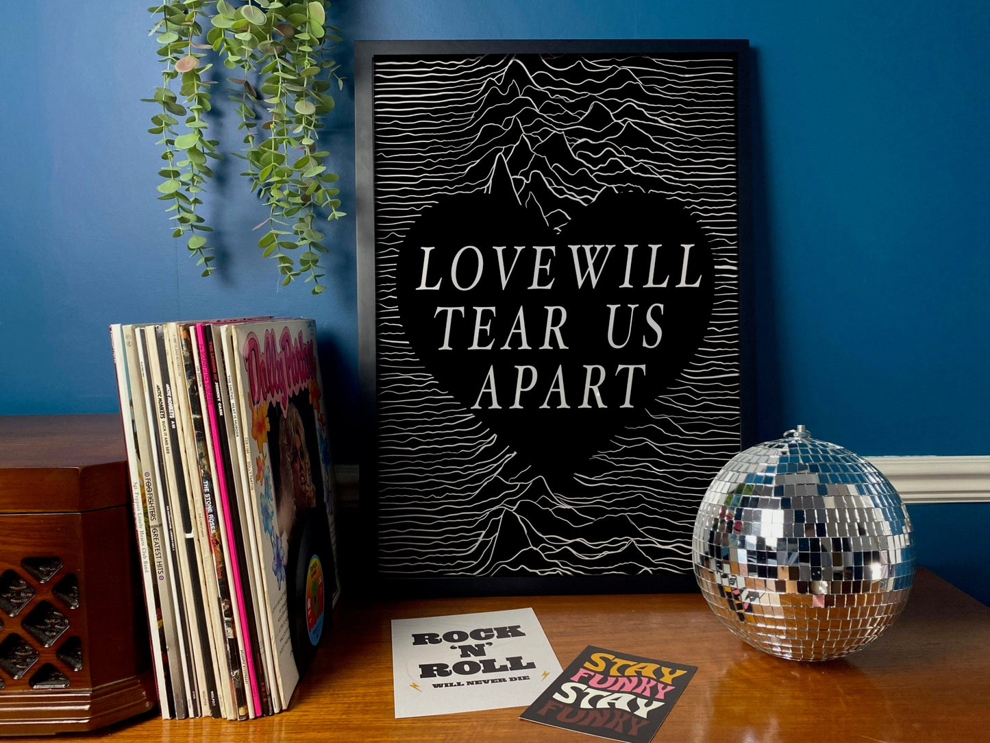 'Love Will Tear us Apart' Print