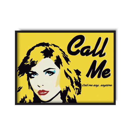 Call Me Blondie Pop Art Print