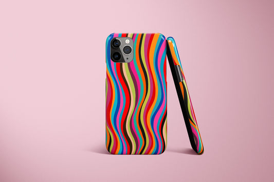 Wavy Rainbow Phone Case