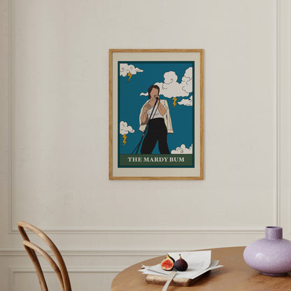 Alex Turner Tarot in Frame On Wall
