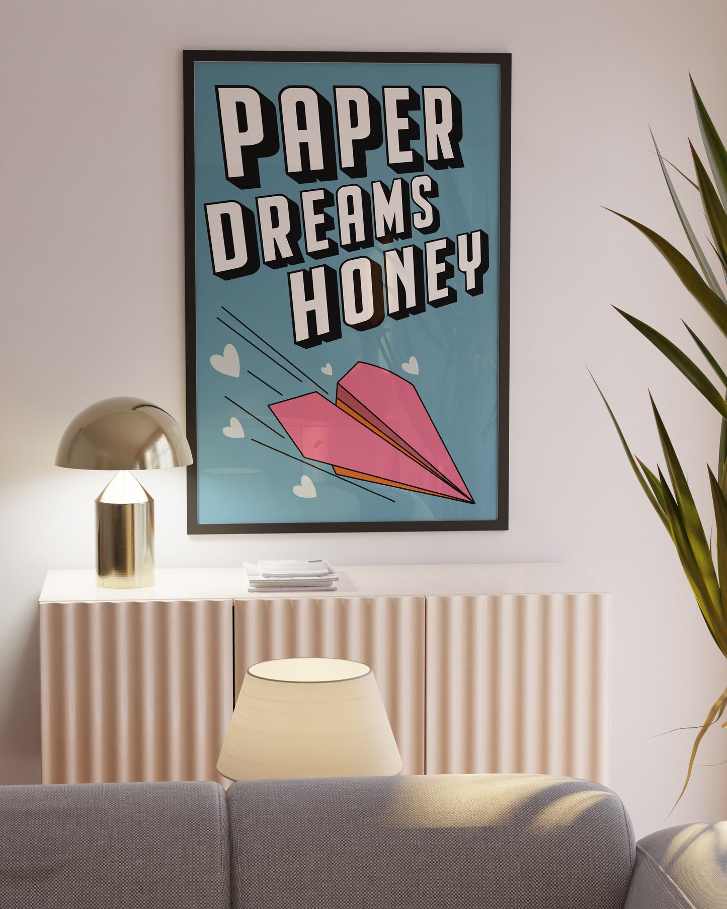 Paper Dreams Honey Print