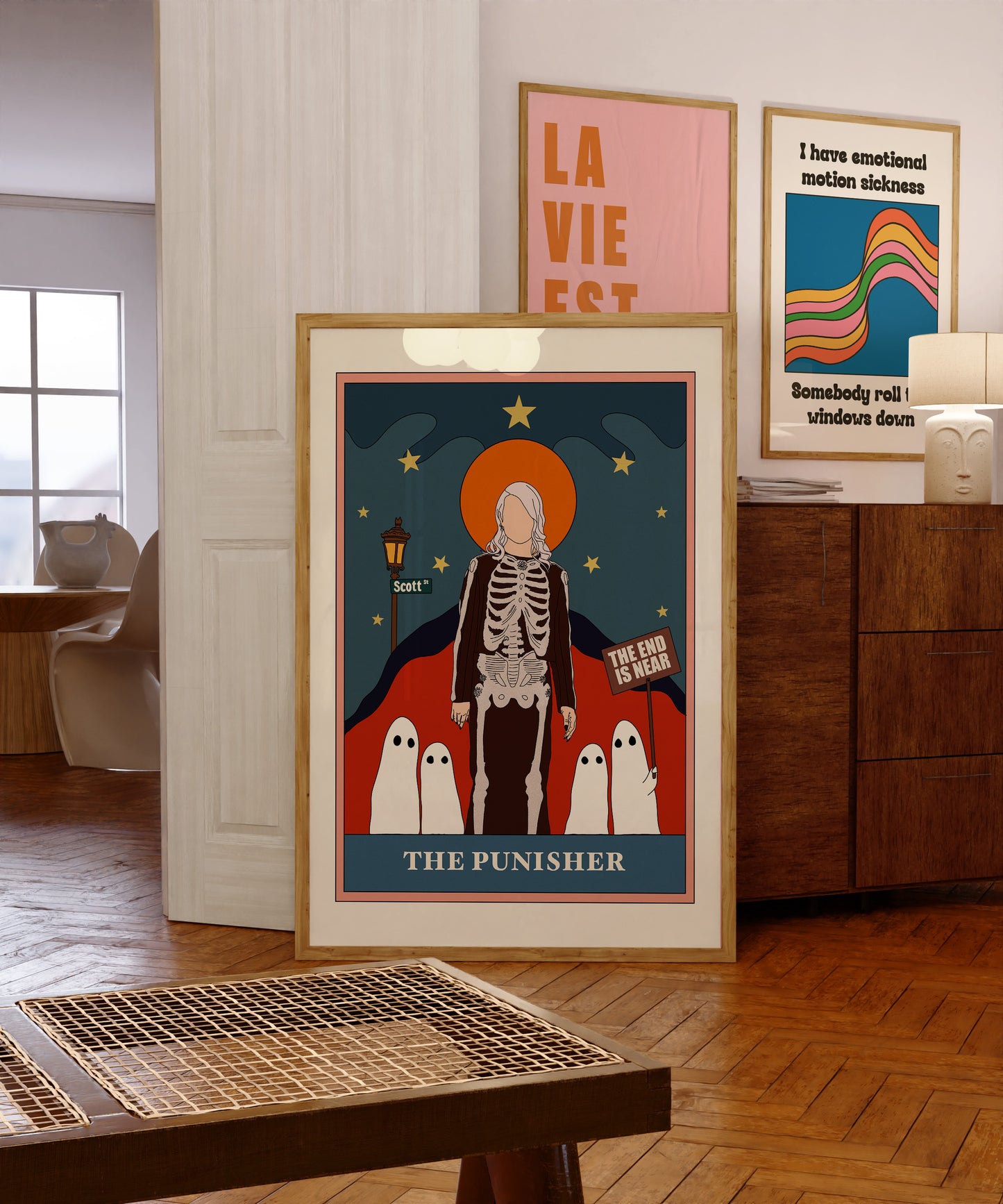 The Punisher Phoebe Bridgers Tarot Print