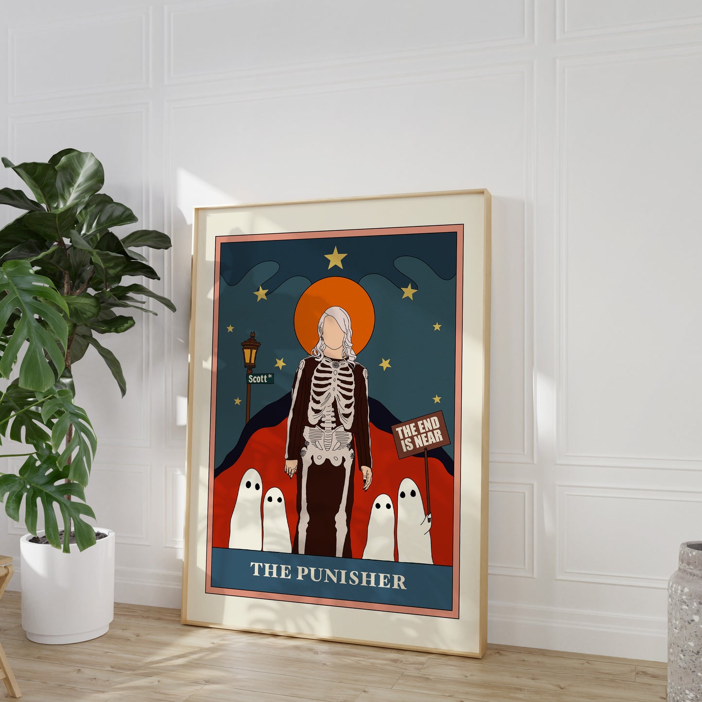 The Punisher Phoebe Bridgers Tarot Print