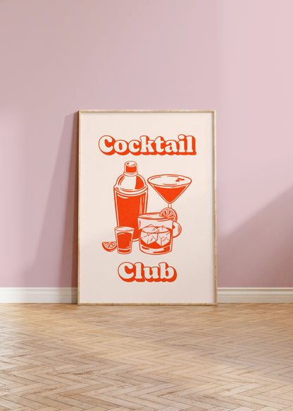 Cocktail Club Print