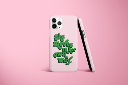 She Moves In Her Own Way Case (Multiple Colours Available)