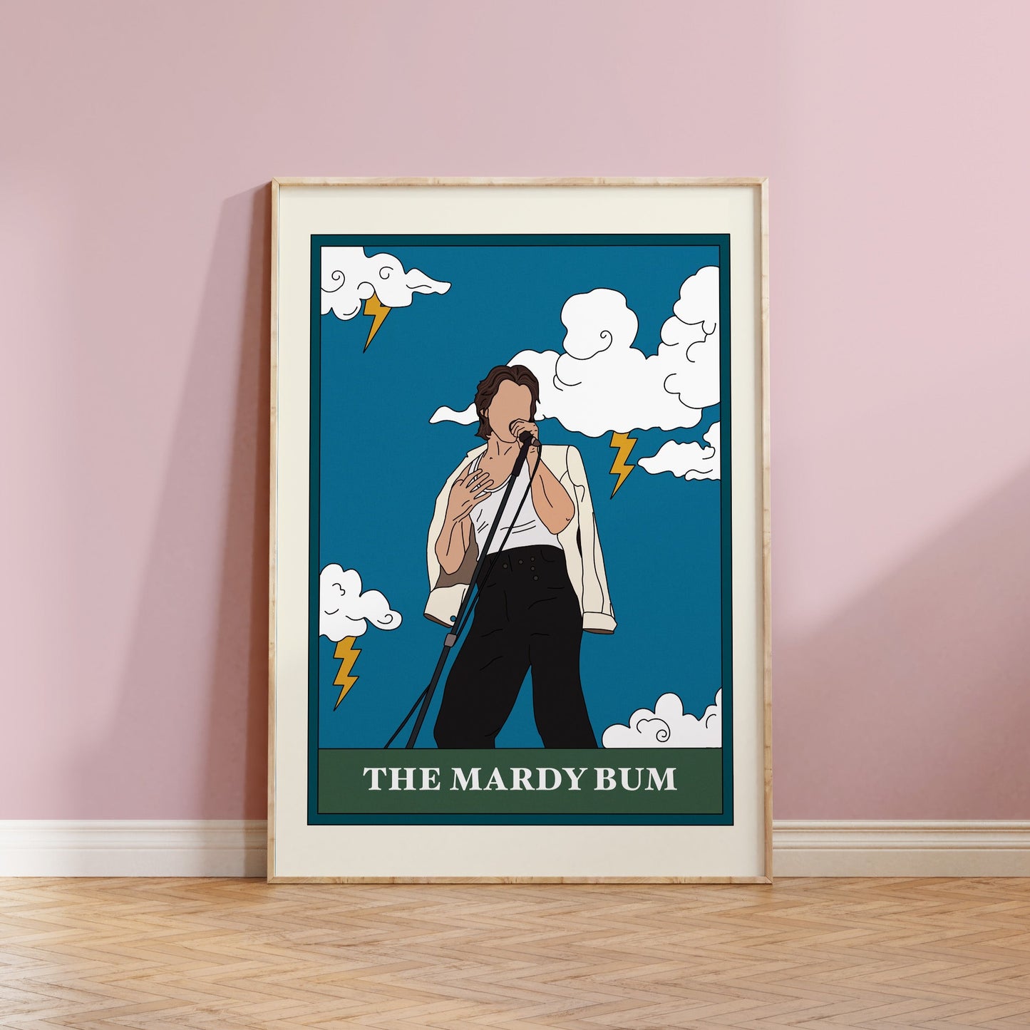 Alex Turner Mardy Bum Tarot Card Art Print