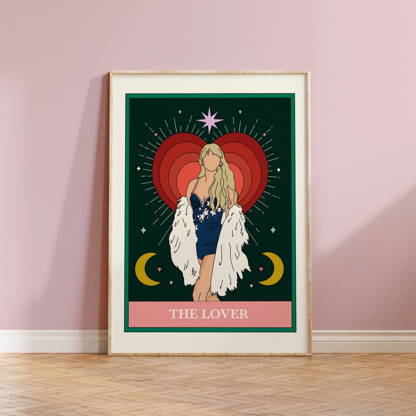 Taylor Swift Lover Tarot Card Art Print