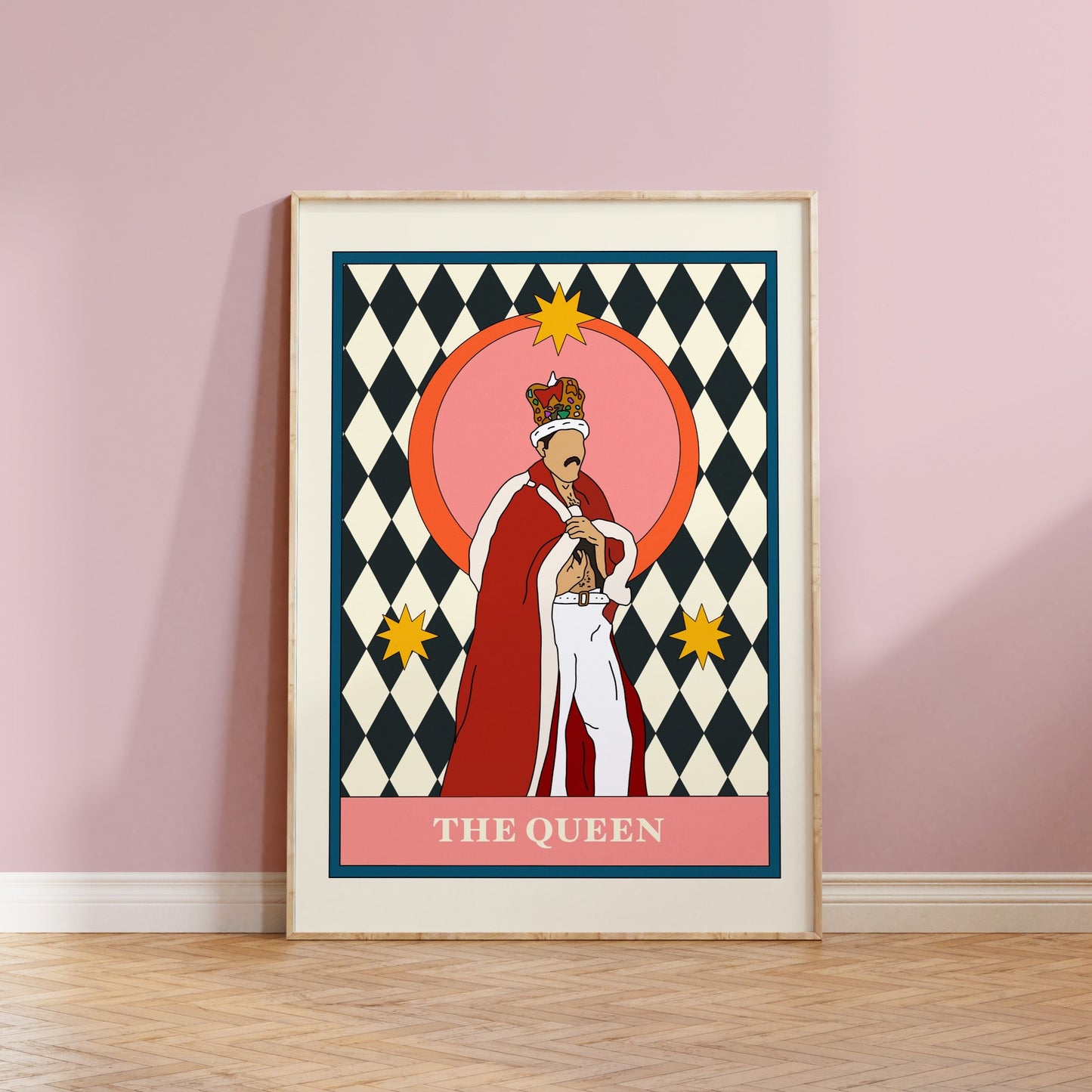 The Queen Freddie Tarot Print