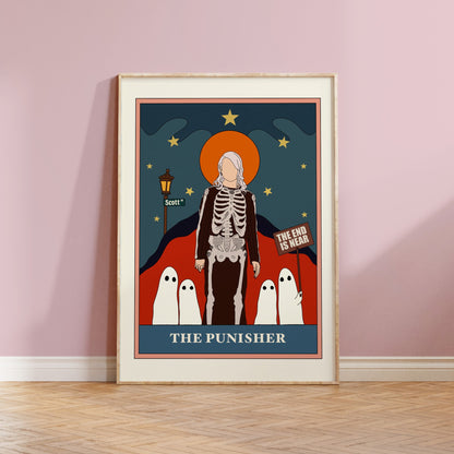 Phoebe Bridgers the Punisher Tarot Card Art Print