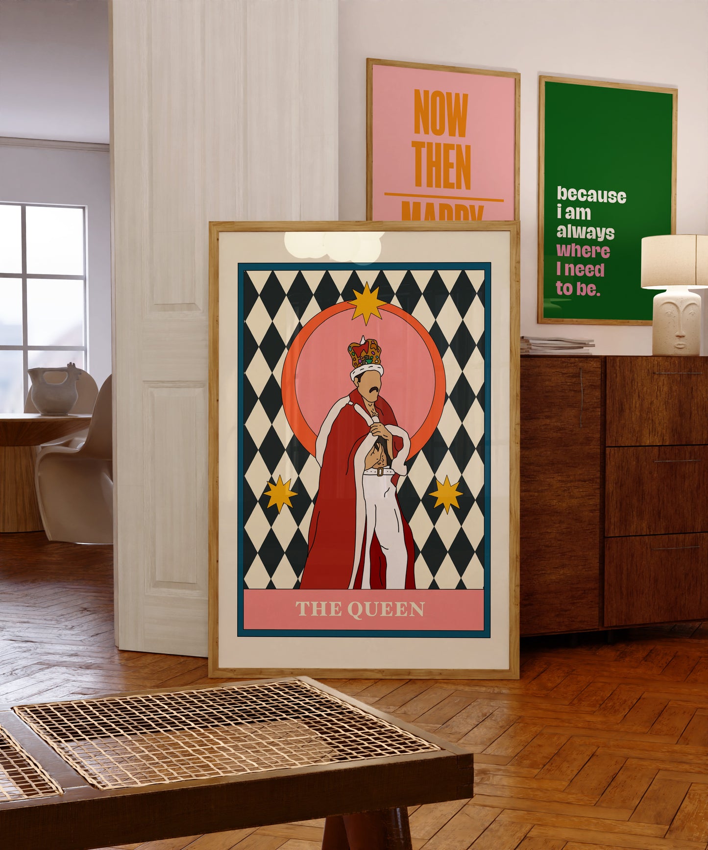 The Queen Freddie Tarot Print